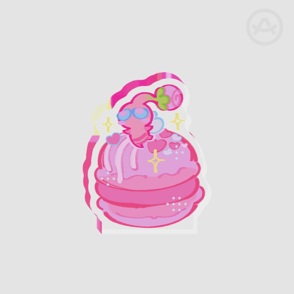 Winged Pikmin Macaron | Thick Acrylic Stand