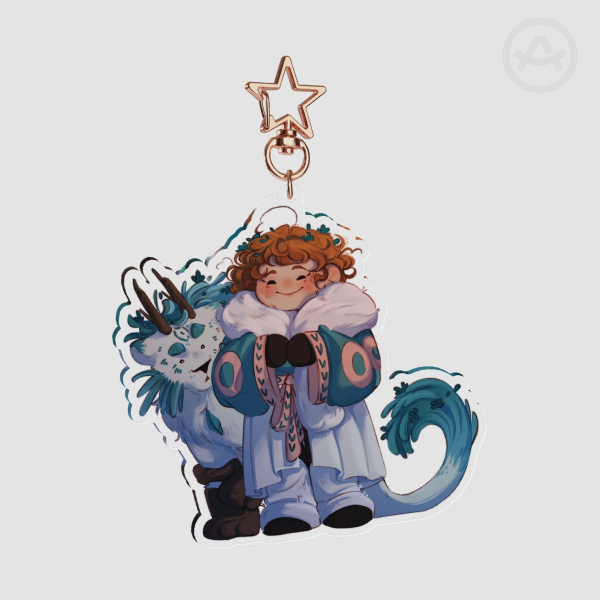 Victoria & Dahara - Clear Keychains