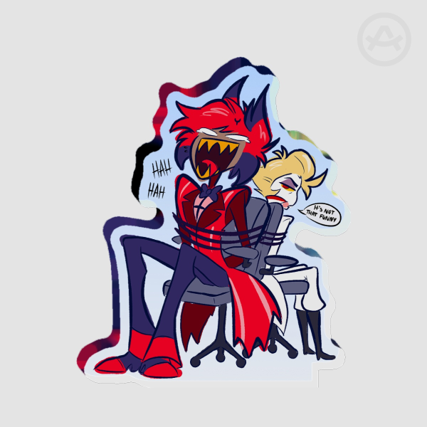 Radioapple doodle thick acrylic standee