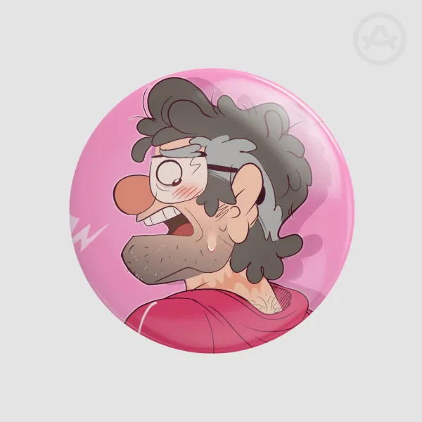 FLUSTERED FORD - Stanford Pines Button