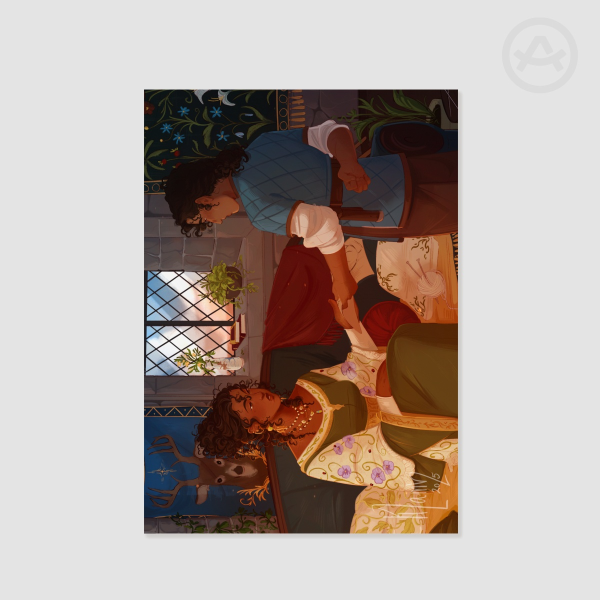 Lady Patience and Fitz - A5 Print