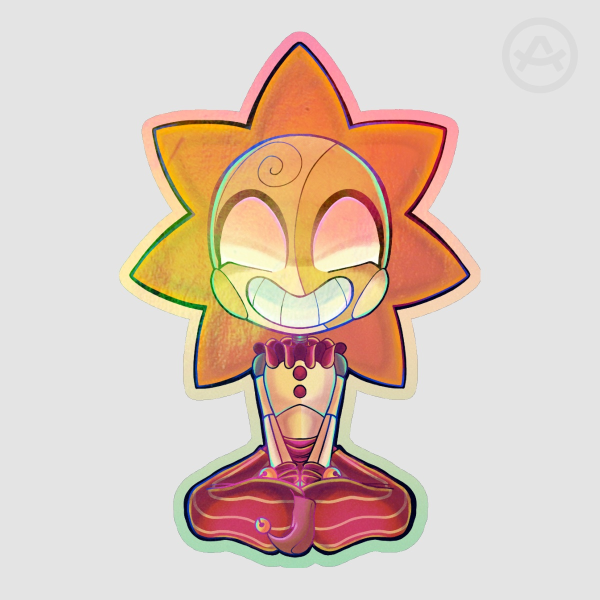 SunDropEdge Die Cut Sticker
