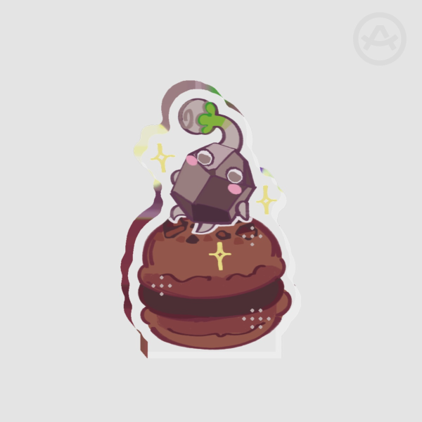 Rock Pikmin Macaron | Thick Acrylic Stand