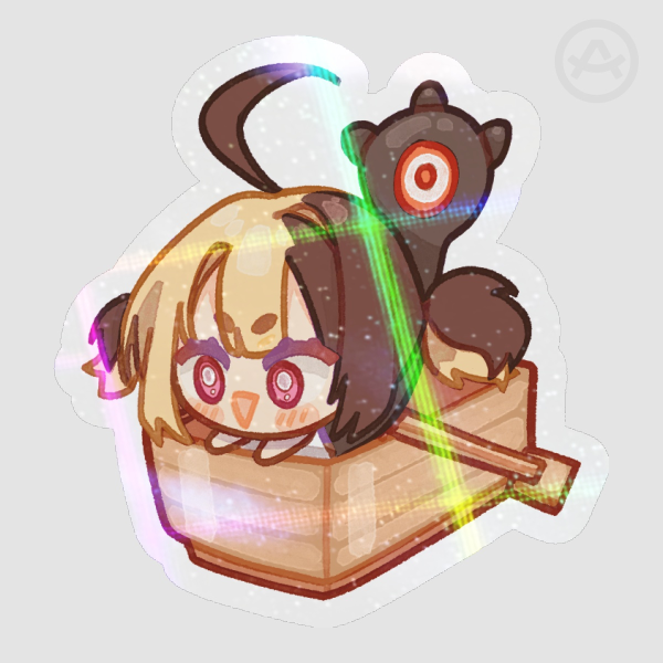 Boat goes binted Gigi Die Cut Stickers