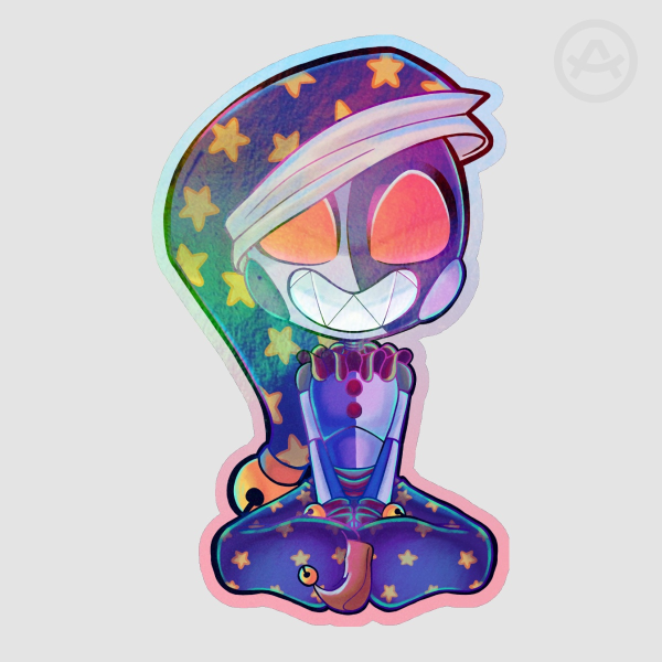 MoonDrop Edge Die Cut Sticker