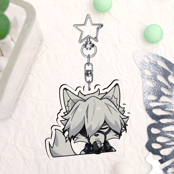 lycaon Acrylic Keychains