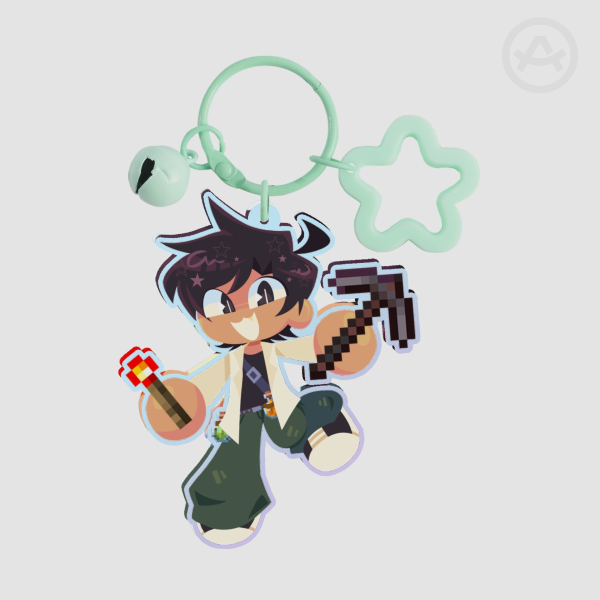 Audy Raulcraft Rainbow Acrylic Keychains