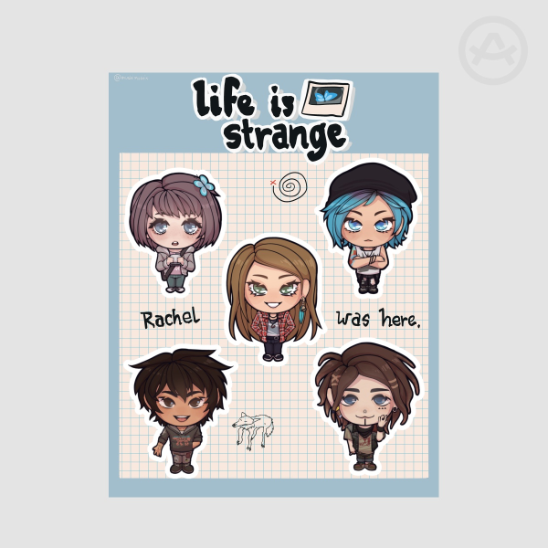 life is strange sticker sheet