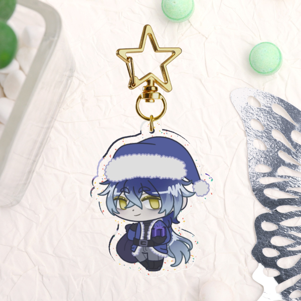 Santa Flins Genshin Impact Keychain