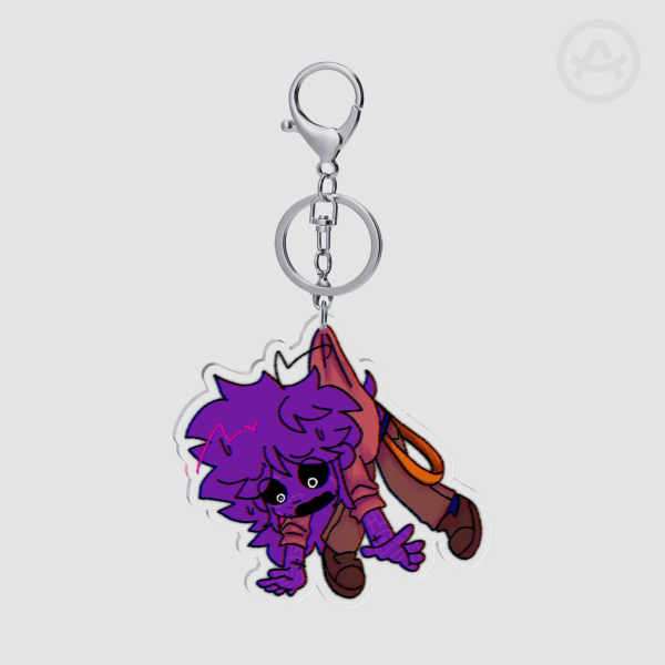 Flipside Dave DSaF Clear Acrylic Keychain