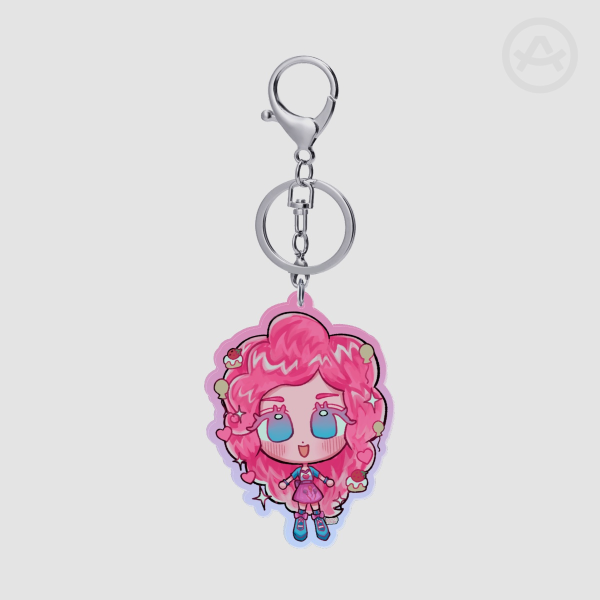 Pinkie Pie Keychain