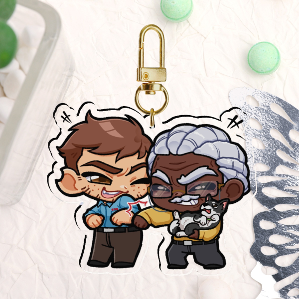[ Dispatch ] Robert & Chase Keychain