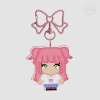 N.icoLE Keychain (pixel style)