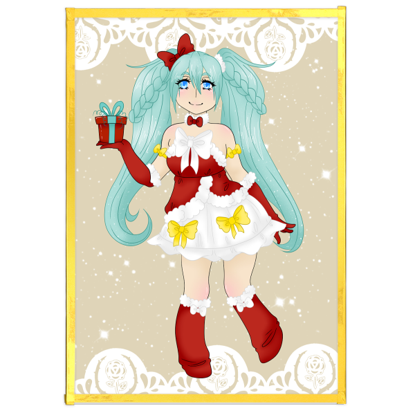 Christmas Miku Art Board