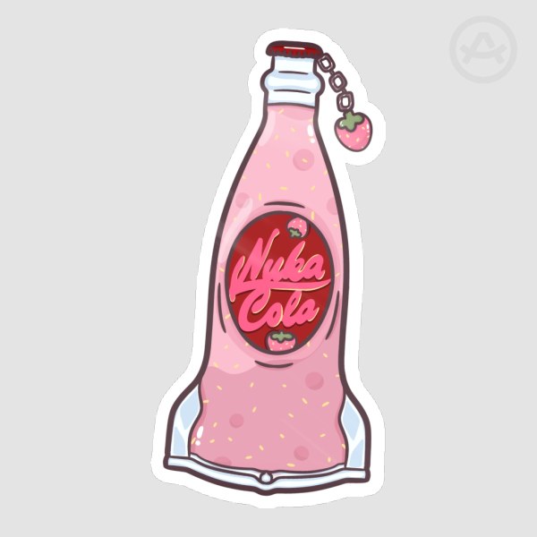 Nuka Cola Strawberry Sticker