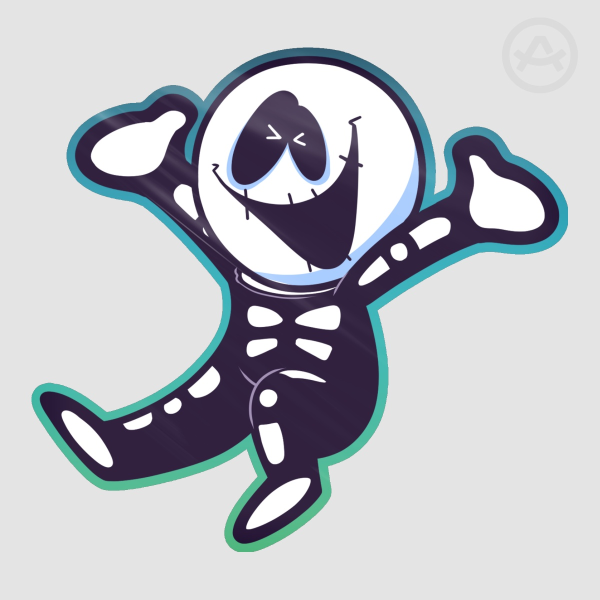Skid! Sticker (Spooky Month)