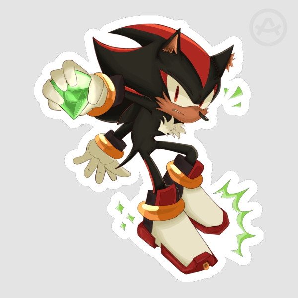 Shadow The Hedgehog Sticker