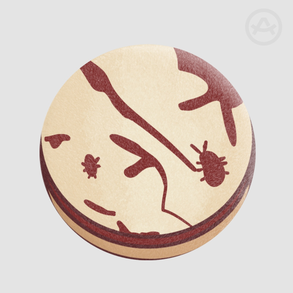 Niffty’s Hell Cookie Plush Badge