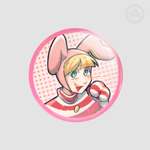 [Popee the Performer] Popee Holo Star Pin