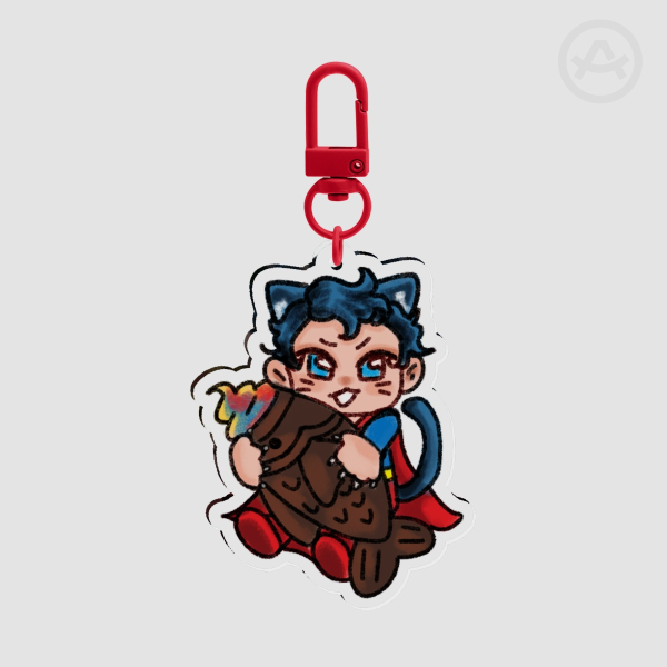 Superkitty Acrylic Keychain