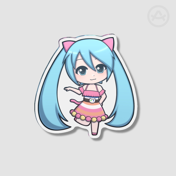 Project Mirai Hatsune Miku Koneko no Payapaya Module Vocaloid Fridge Magnet