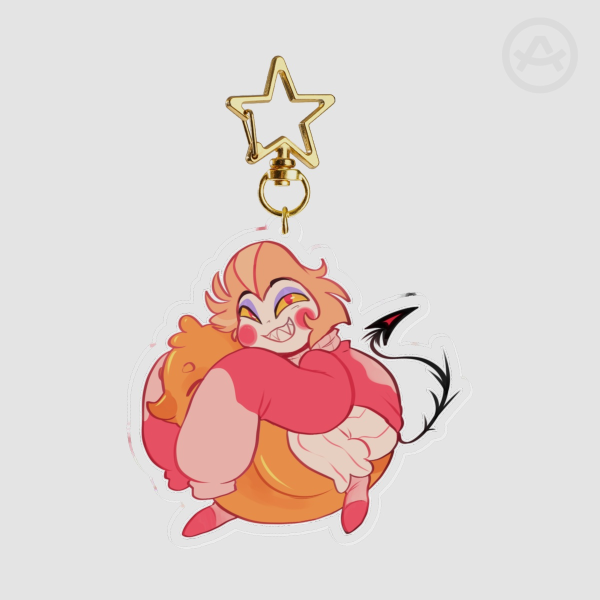 Lucifer king of duck Clear Acrylic Keychains