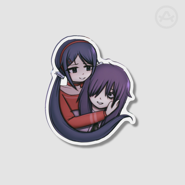 MiSide Crazy Mita Creepy Mita Fridge Magnet