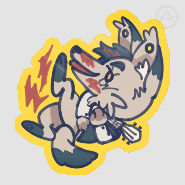 Pup! MCR Frank Iero Stickers