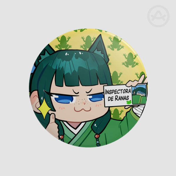 Botón MaoMao Inspectora 🐸
