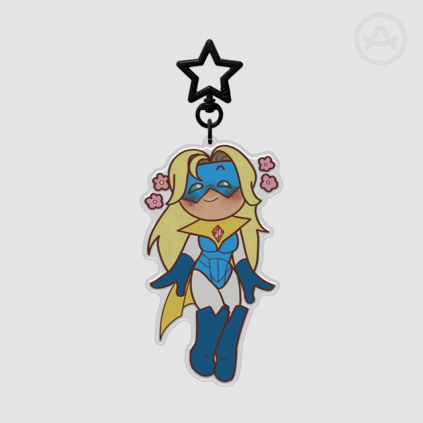 Blonde Blazer Dangling Keychain