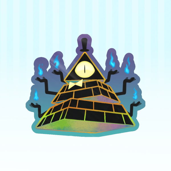 Bill in Technicolor sticker