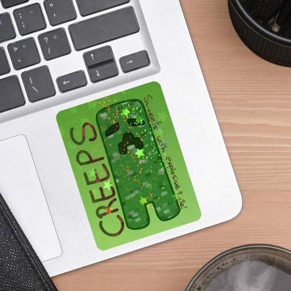 Creeps holo sticker