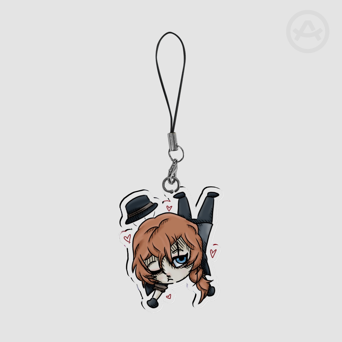 Chuuya Nakahara Chibi Keychain Double sided