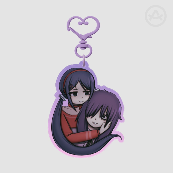 MiSide Crazy Mita Creepy Mita Acrylic Keychain