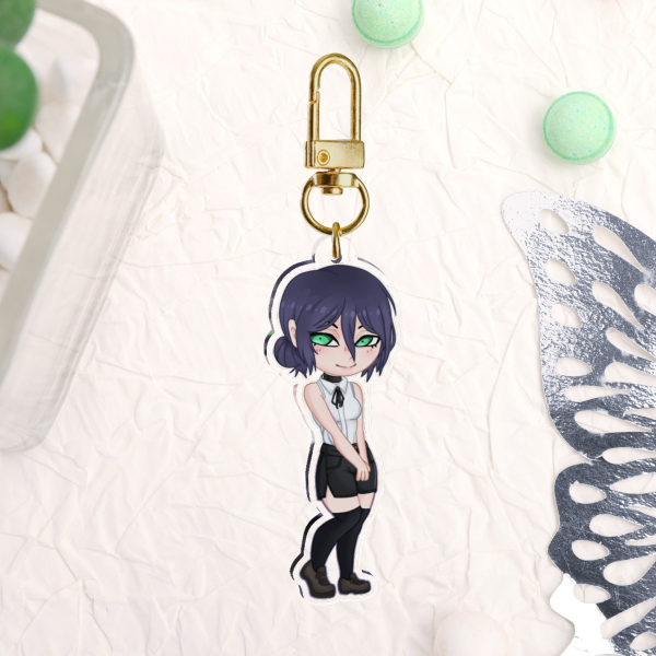 Chainsaw Man Reze Clear Acrylic Keychains