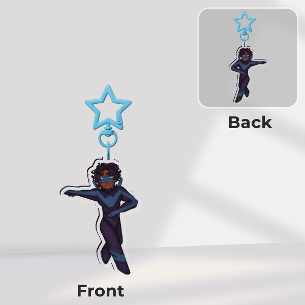 Nightwing keychain from DC/Teen Titans