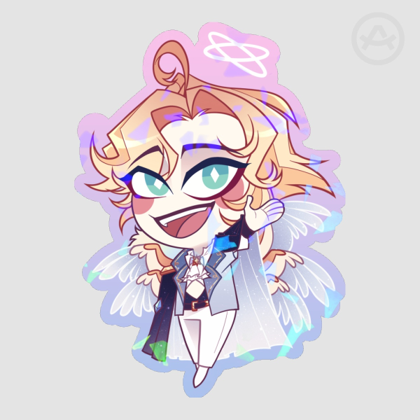 Sticker | Chibi Seraphiel (Michael) | Hazbin Hotel