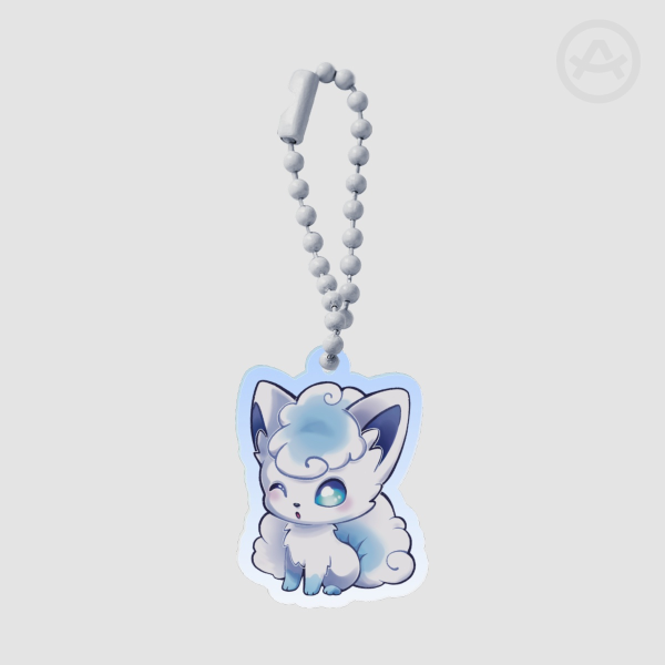 Alolan Vulpix keychain