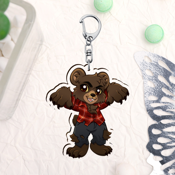 Werebear Keychain