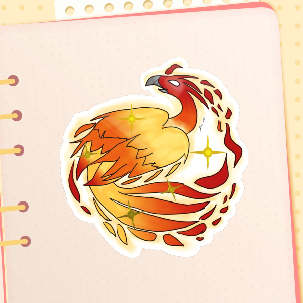 Firebird Hot Foil Sticker