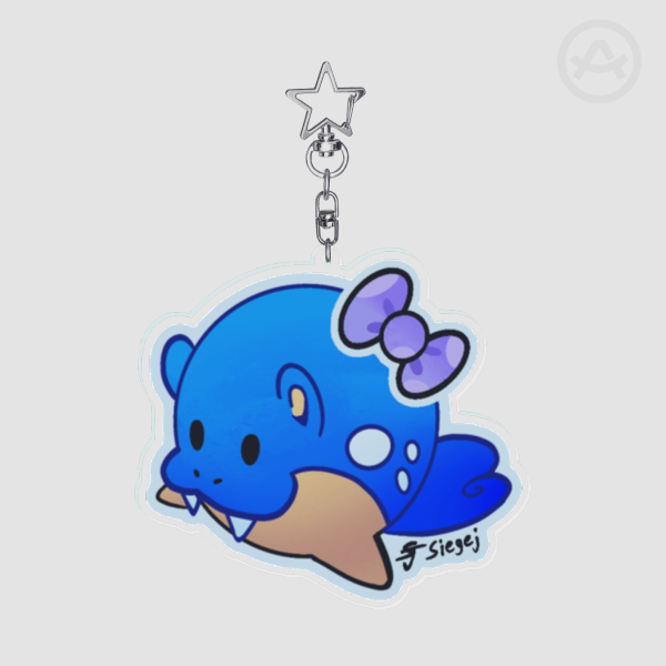 Bonita Spheal Clear Acrylic Keychain!