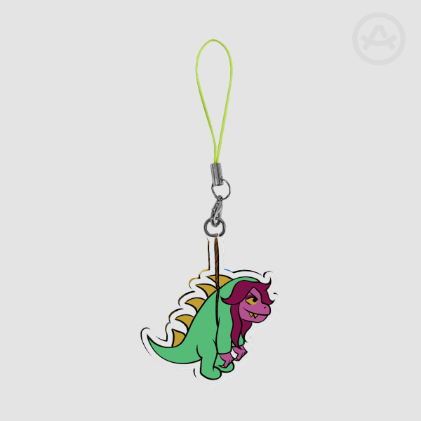 Suzizilla hanging keychain