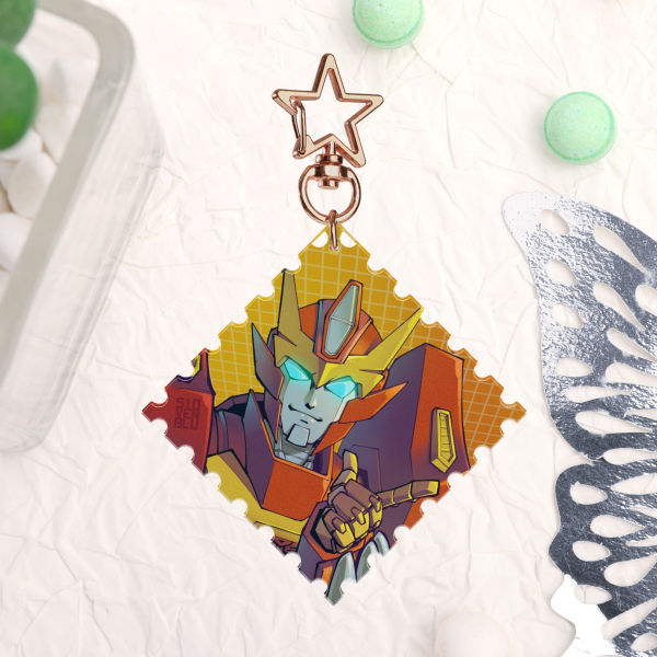 Rodimus Stamp Keychain