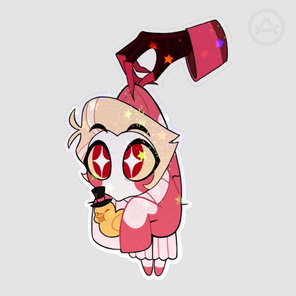 Comfy Lucifer ||  Die Cut Stickers