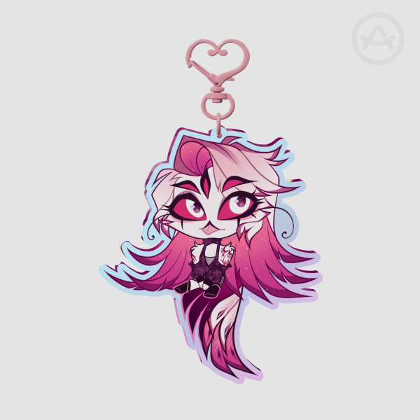 Rainbow Keychain | Chibi Silver | Helluva Boss