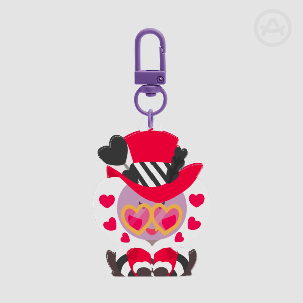 Valentino Full Bleed Acrylic Keychain