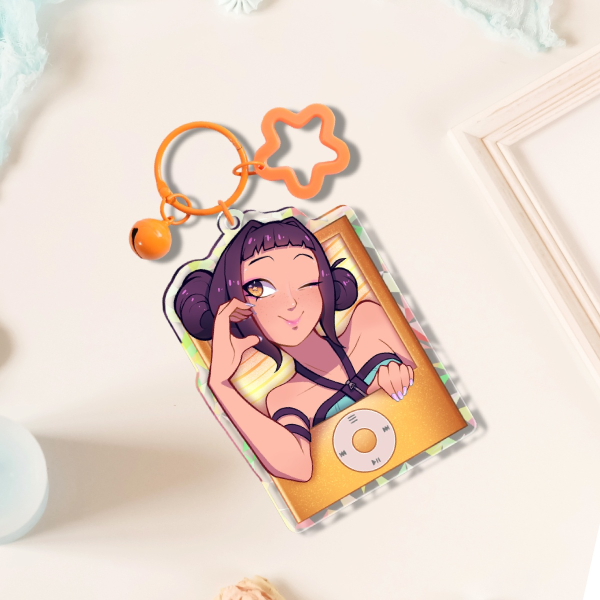 Huntrix Zoey Shuffle Keychain