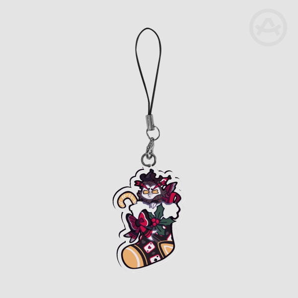Husk Sock Christmas Keychain
