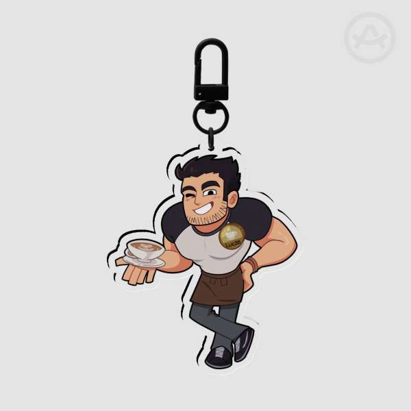 Barista Lucas | Acrylic Keychain