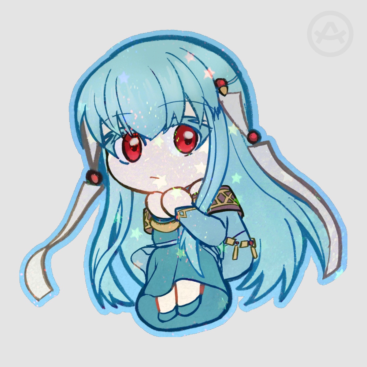 Ice Dragon Dancer Sticker